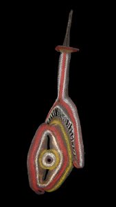 A Fine Old Abelam Woven Yam Mask Prince Alexander Mountains Area East Sepik Province of Papua New Guinea