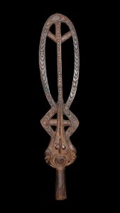 A Fine Old New Guinea Lime Spatula Sepik River Area Papua New Guinea