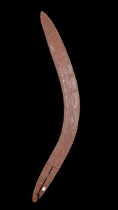 A Fine Old First Australians Boomerang from Central Australia