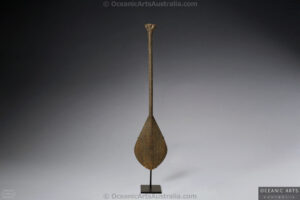 A Superb Old Austral Islands Dance Paddle Austral Islands Polynesia 19th Century