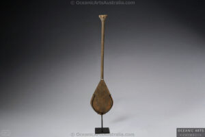 A Superb Old Austral Islands Dance Paddle Austral Islands Polynesia 19th Century