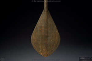 A Superb Old Austral Islands Dance Paddle Austral Islands Polynesia 19th Century