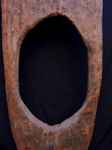 A Superb Old New Guinea Telefomin Cult House Door West Sepik Province Papua New Guinea