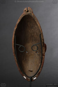 A Superb Old New Guinea Mask Lower Sepik River Area East Sepik Province Papua New Guinea