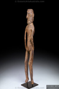 A Fine Old New Guinea Ancestor Figure Asmat People West Papua Irian Jaya Indonesia