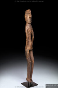 A Fine Old New Guinea Ancestor Figure Asmat People West Papua Irian Jaya Indonesia