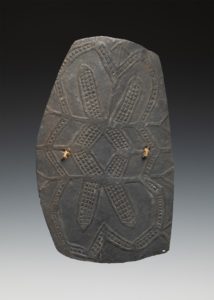A Fine Old New Guinea War Shield Simbai Area Madang Province Papua New Guinea