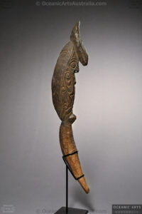 A Fine Old New Guinea Spirit Figure Upper Karawari River East Sepik Province Papua New Guinea