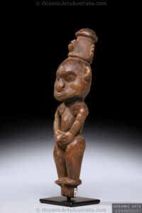 A Fine Old New Guinea Flute Stopper Sepik River Area Papua New Guinea Collected 1934