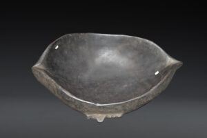 Superb Old New Guinea Stone Carved Bowl Lumi Area West Sepik Papua New Guinea