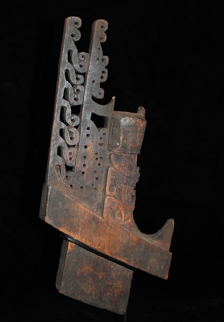 Fine Old New Guinea Canoe Ornament Geelvink Bay Area West Papua Irian Jaya Indonesia