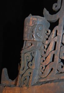 Fine Old New Guinea Canoe Ornament Geelvink Bay Area West Papua Irian Jaya Indonesia