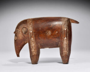 Old Massim Pig Carving Milne Bay Province Papua New Guinea Ex Nora Heysen