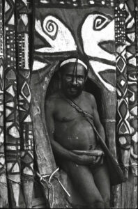 A Superb Old New Guinea Telefomin Cult House Door West Sepik Province Papua New Guinea