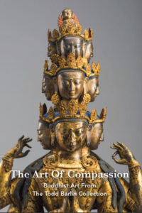 A Superb Set of a Bronze Buddha and four Monks Burma Myanmar 19th Century