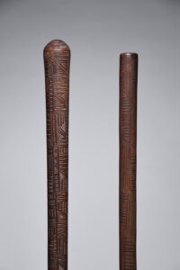 Superb Old Tongan Islands Polynesian War Clubs 19th Century