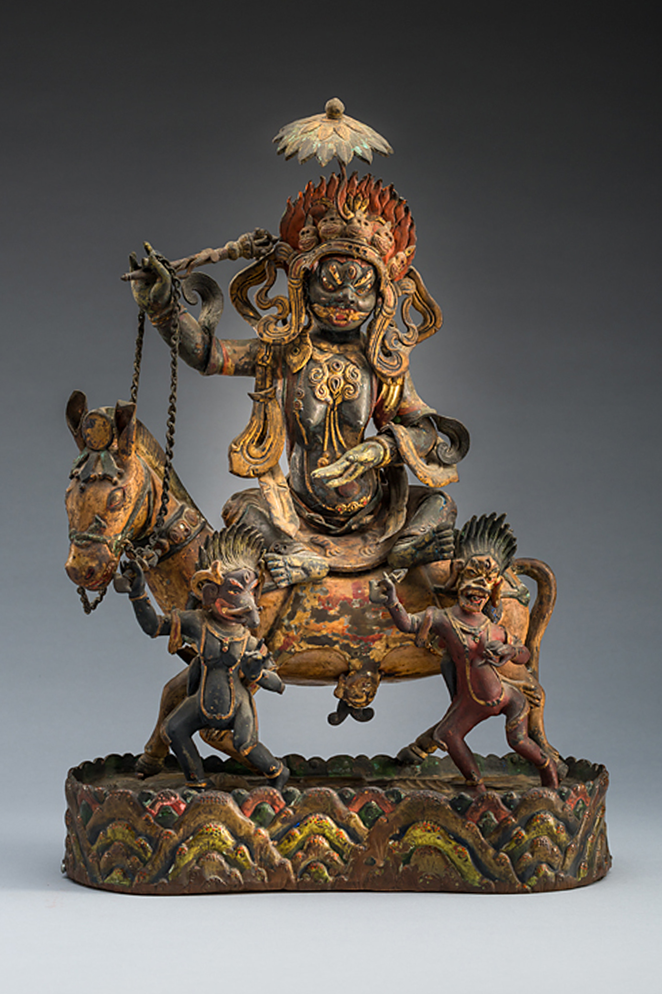 Bronze Figure of Palden Lhamo, Mongolia, 18th Century - Oceanic ...