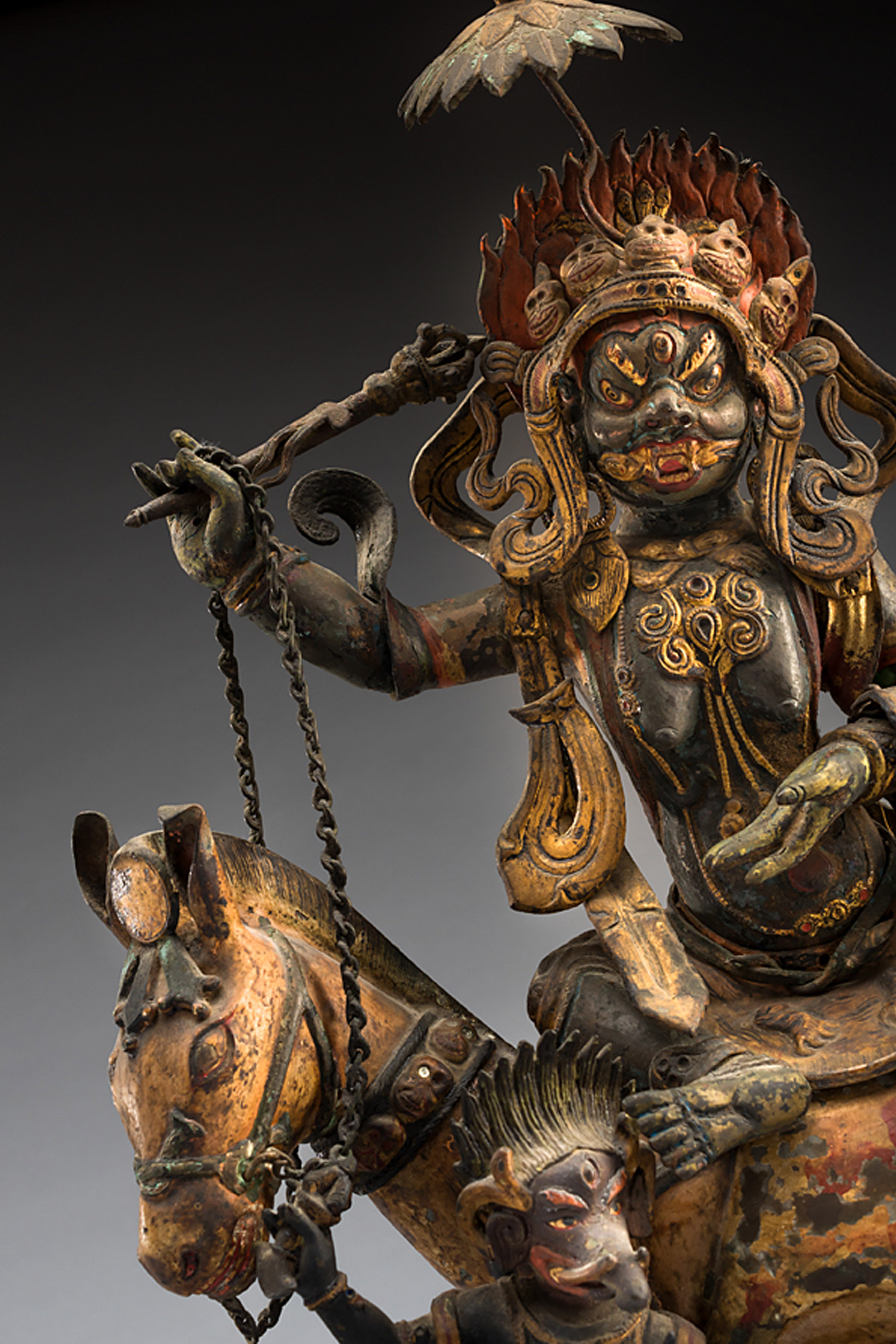 Bronze Figure of Palden Lhamo, Mongolia, 18th Century - Oceanic ...