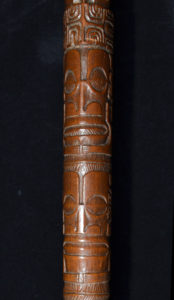 A Superb Old Marquesas Islands U’u’ War Club French Polynesia 19th Century