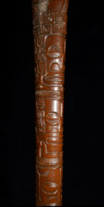 A Superb Old Marquesas Islands U’u’ War Club French Polynesia 19th Century