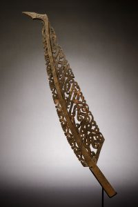 A Fine Old New Guinea Canoe Prow Ornament Geelvink Bay Area West Papua Indonesia