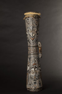 A Fine Old New Guinea Drum Middle Sepik River Papua New Guinea