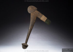 A Superb Old New Guinea Stone Wealth Axe Massim Culture Milne Bay Province Papua New Guinea