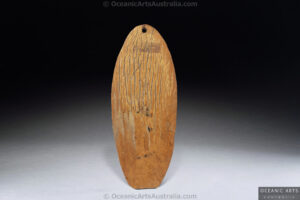 A Superb New Guinea Gope Spirit Board Giobari Island Papuan Gulf Area Papua New Guinea