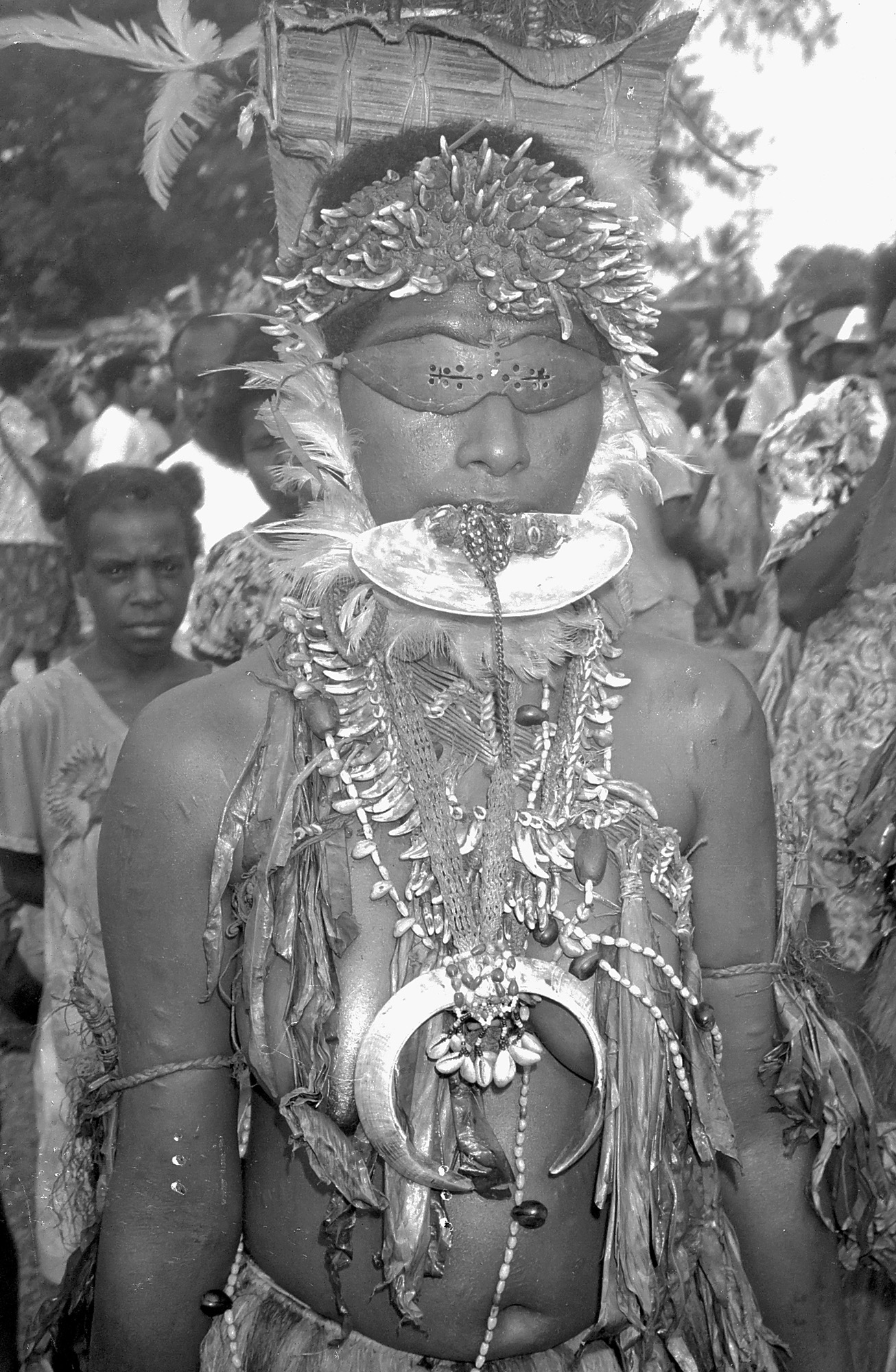 A Superb Old New Guinea Chiefs Ornaments Humboldt Bay area West Papua Irian Jaya Indonesia