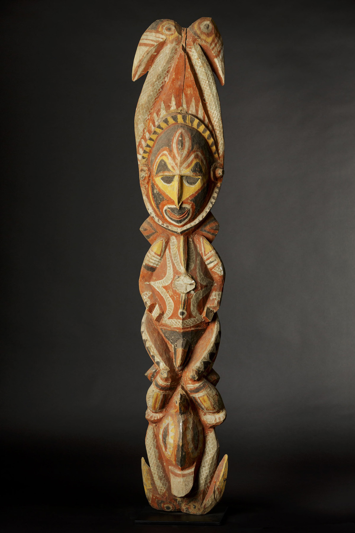 A Fine Old Ancestor Figure Abelam People East Sepik Province Papua New Guinea