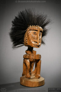A Superb Old New Guinea Kowar Ancestor Figure from Geelvink Bay West Papua Irian Jaya Indonesia