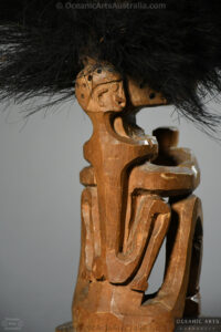 A Superb Old New Guinea Kowar Ancestor Figure from Geelvink Bay West Papua Irian Jaya Indonesia