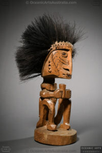 A Superb Old New Guinea Kowar Ancestor Figure from Geelvink Bay West Papua Irian Jaya Indonesia