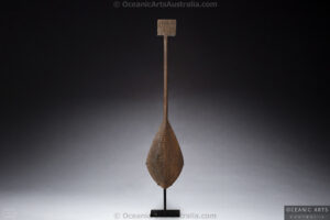 A Superb Old Dance Paddle Austral Islands French Polynesia 19th Century