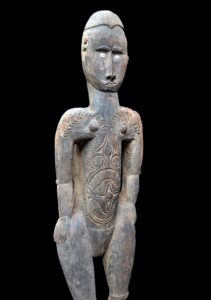 A Superb Old New Guinea Ancestor Figure Upper Sepik River Papua New Guinea