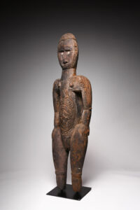 A Superb Old New Guinea Ancestor Figure Upper Sepik River Papua New Guinea