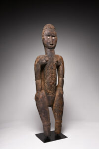 A Superb Old New Guinea Ancestor Figure Upper Sepik River Papua New Guinea