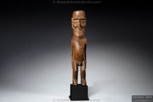 A Fine Old Easter Island Ancestor Figure Polynesia