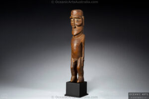 A Fine Old Easter Island Ancestor Figure Polynesia