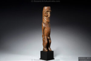 A Fine Old Easter Island Ancestor Figure Polynesia