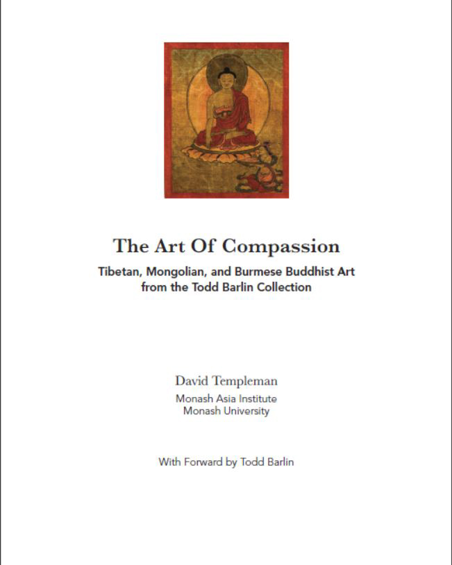 Three Fine Tibetan Tsakli Paintings Buddhist Teaching Cards of Offerings