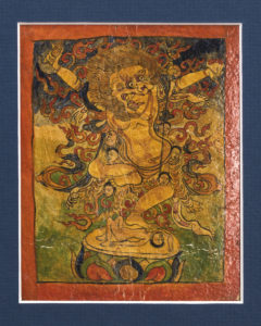 Six Superb Old Tibetan Buddhist Tsakli Paintings Depicting Bardo Deities