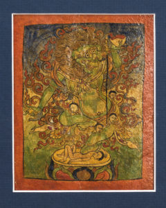 Six Superb Old Tibetan Buddhist Tsakli Paintings Depicting Bardo Deities