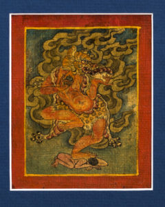 Six Superb Old Tibetan Buddhist Tsakli Paintings Depicting Bardo Deities