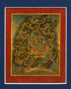 Six Superb Old Tibetan Buddhist Tsakli Paintings Depicting Bardo Deities