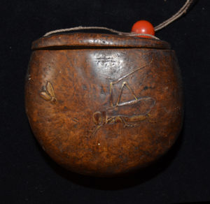 A Fine Old Japanese Tobacco Case with Pipe Holder 19th Century