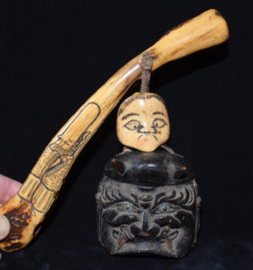 A Fine Old Japanese Tobacco Case with Pipe Holder 19th Century