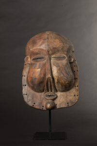 A Fine Old Dance Mask Yaka Suku People  from the Congo Africa