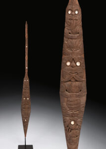 A Superb Old Maori Orators Paddle Polynesian Art from New Zealand C.1900