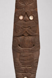 A Superb Old Maori Orators Paddle Polynesian Art from New Zealand C.1900